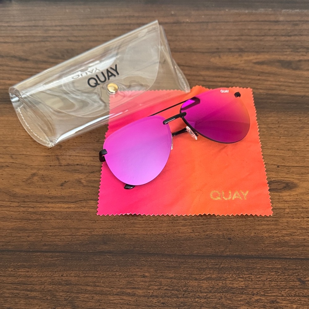 Quay Australia Pink Sunglasses